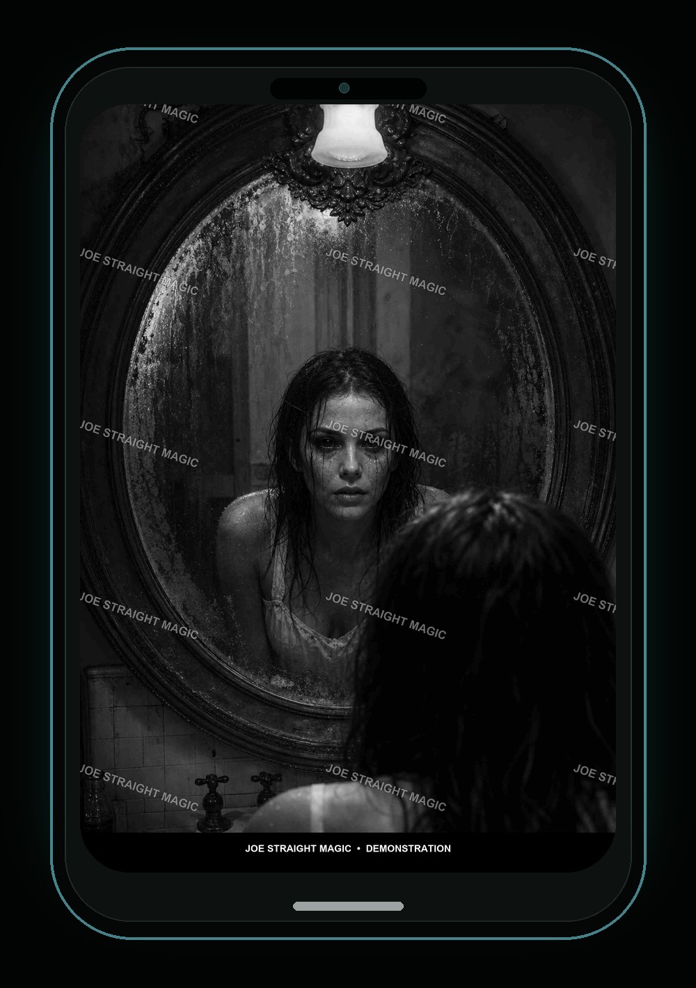 Protected phone-framed preview of The Mirror