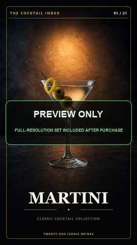 Martini drink reveal